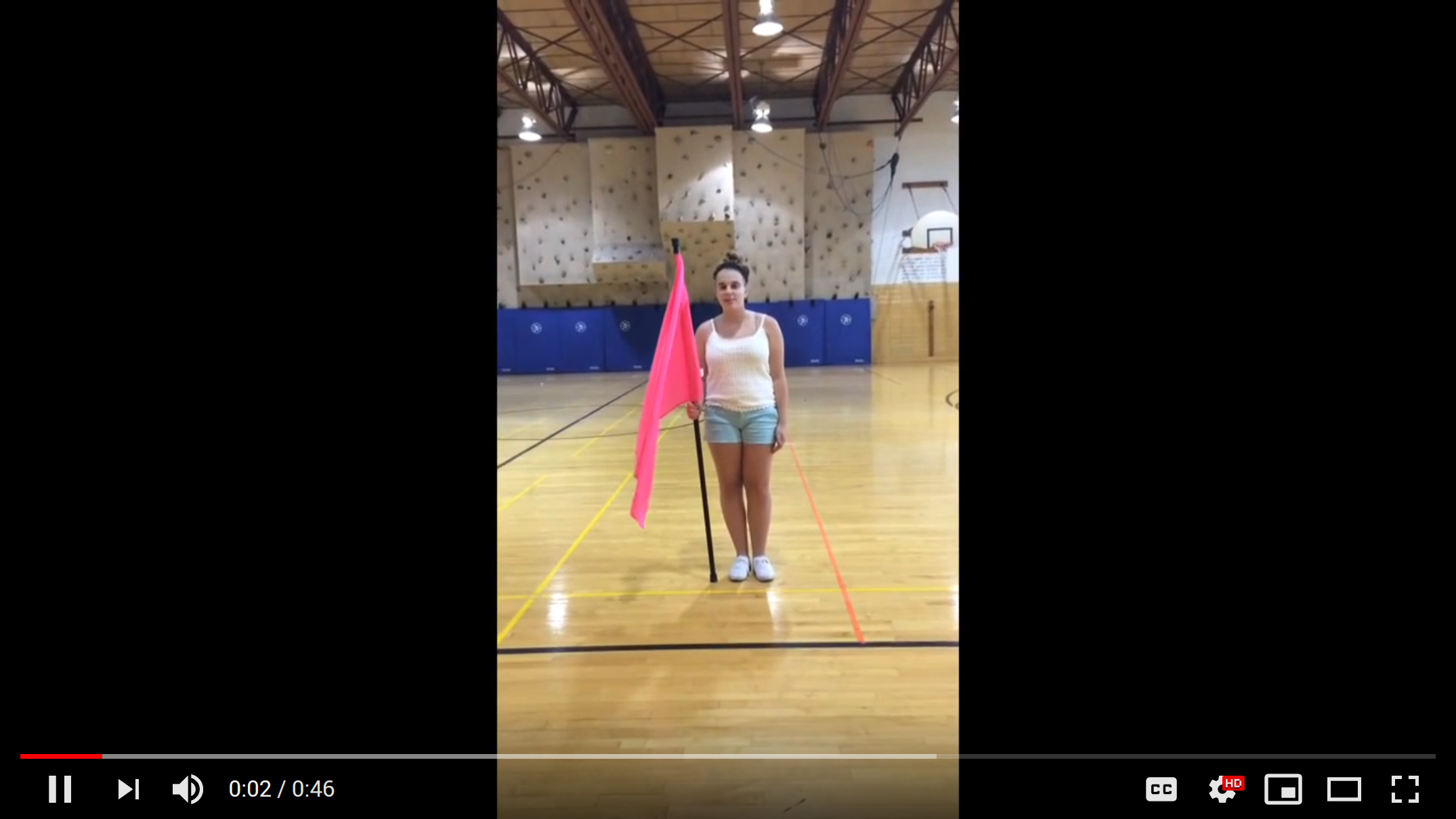 Color Guard Drop Spin Leyden Band